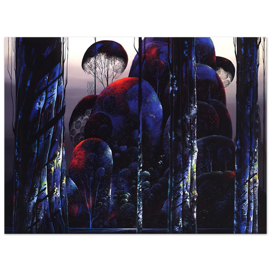 Eyvind Earle - Trees Draped in Autumn Fine Art Poster - Default Title