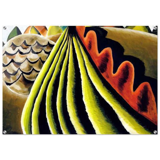 Fields of Grain as Seen from Train - 1931 - Arthur Dove Acrylic Print - 70x100 cm / 28x40″ inches | Arthur Dove Wall Art | Arthur Dove Prints