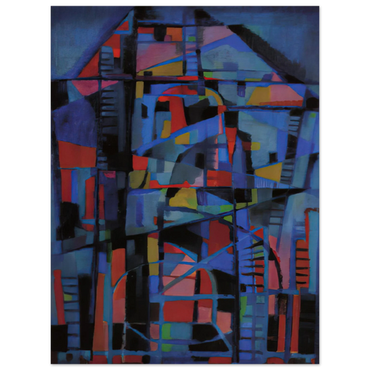 Alfred Manessier - Angelus domini nuntiavit mariæ - 1947 Fine Art Poster - Default Title