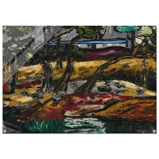 Landscape - Expressionism - Forrest Bess Acrylic Print - 70x100 cm / 28x40″ inches | Forrest Bess Wall Art | Forrest Bess Prints