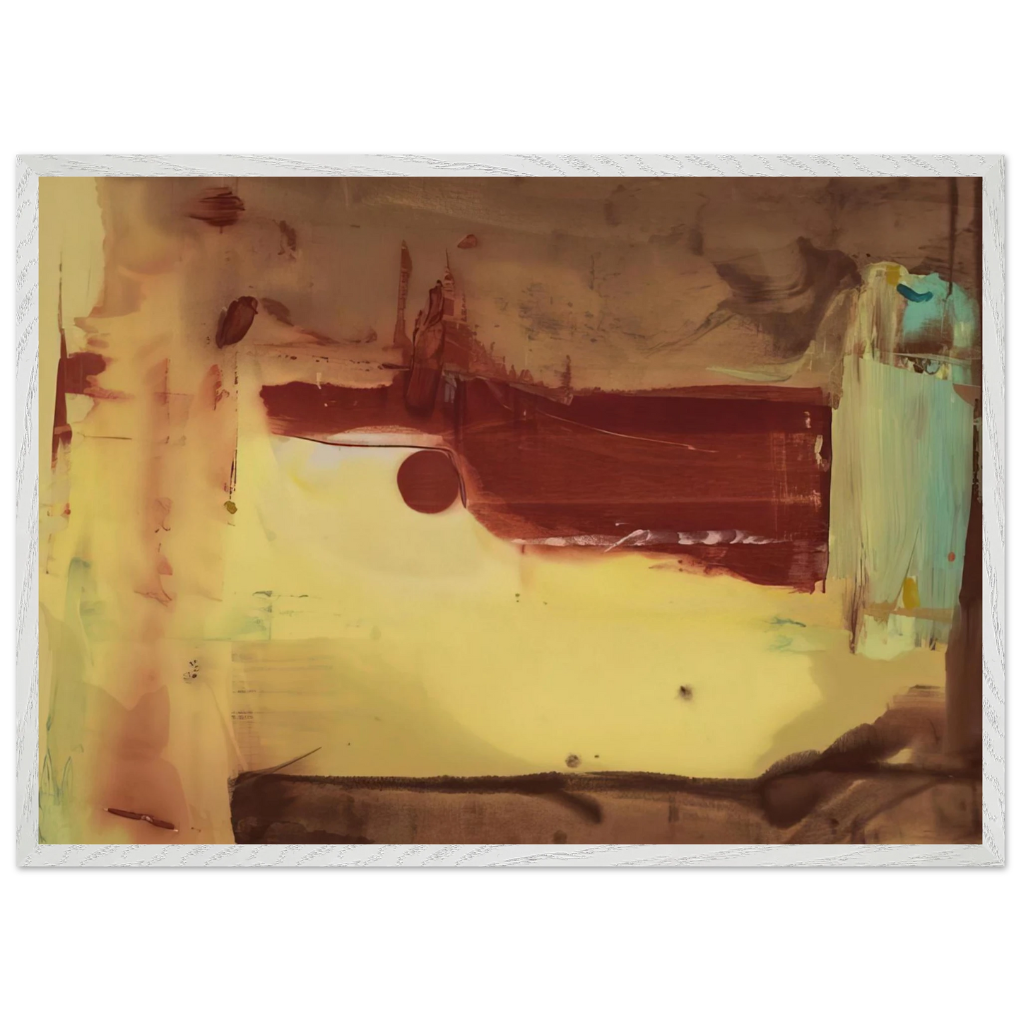 Helen Frankenthaler - Desert Pass - 1976 Wall art - A3 (29.7 x 42  cm) - Fine Art Poster - -