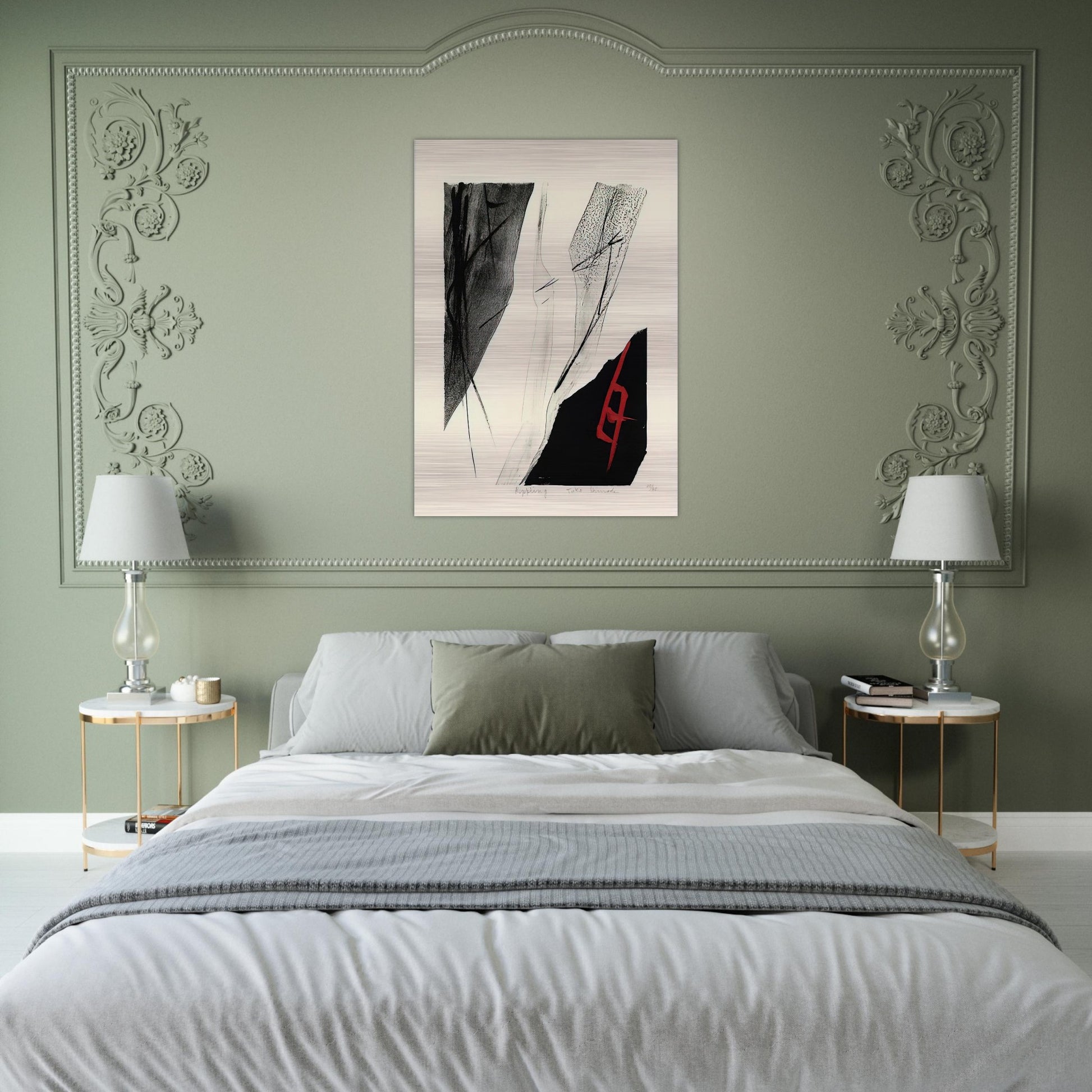 Rippling - 1983 - Toko Shinoda Brushed Aluminum Print - 70x100 cm / 28x40 inches | Toko Shinoda Aluminum Print | Toko Shinoda Prints