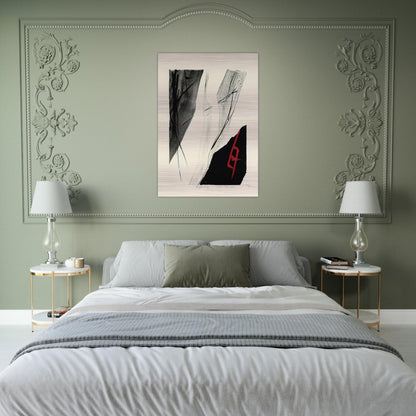 Rippling - 1983 - Toko Shinoda Brushed Aluminum Print - 70x100 cm / 28x40 inches | Toko Shinoda Aluminum Print | Toko Shinoda Prints