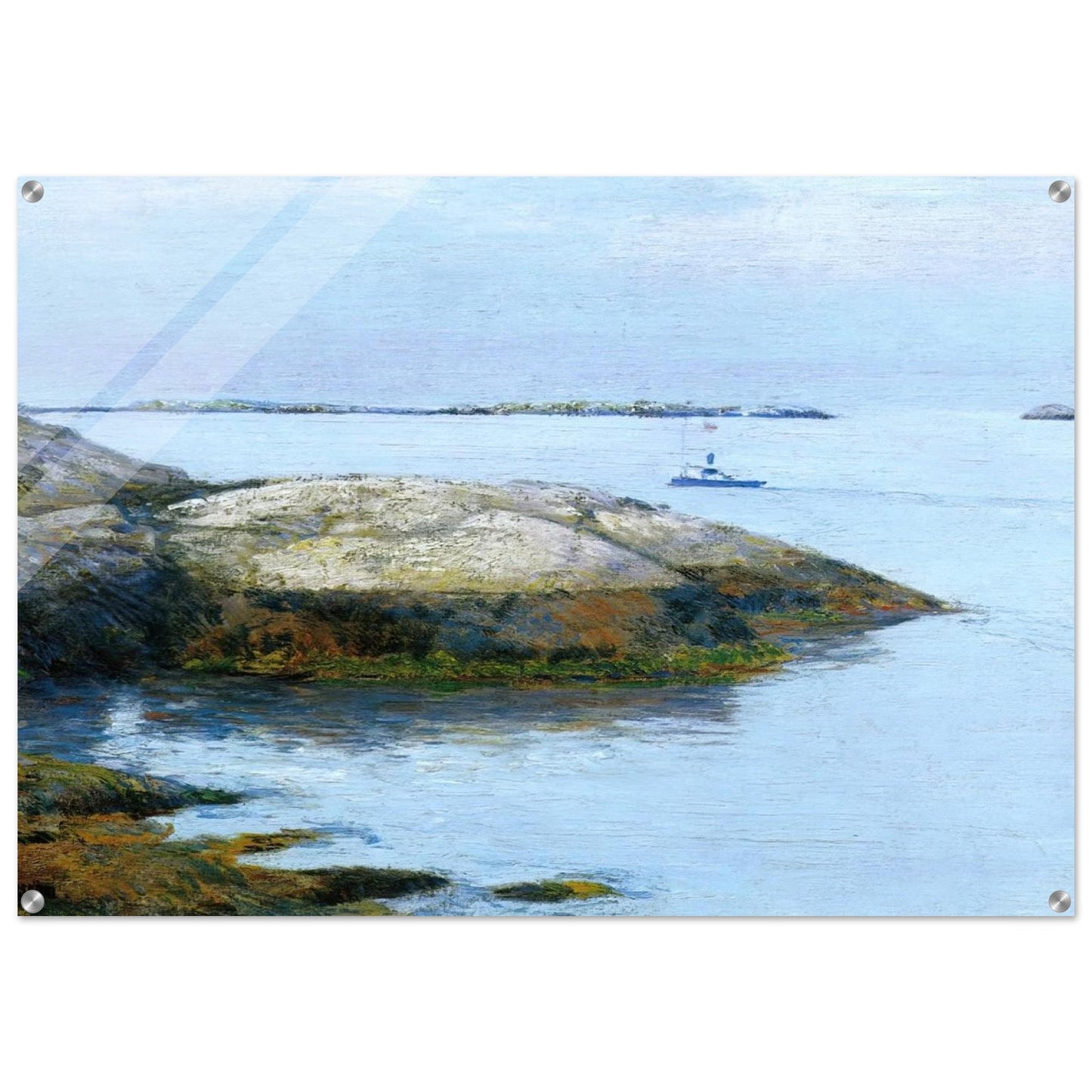 Isles of Shoals, Appledore - Childe Hassam Acrylic Print - 70x100 cm / 28x40″ inches