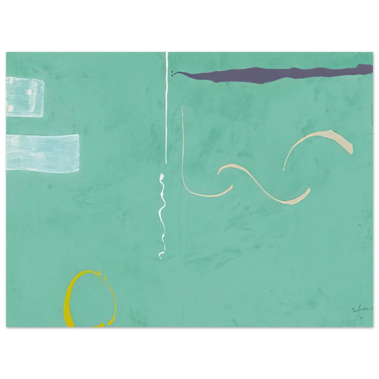 Helen Frankenthaler - Tahiti - 1989 Wall art - 70x100 cm / 28x40 inches - Fine Art Poster - -