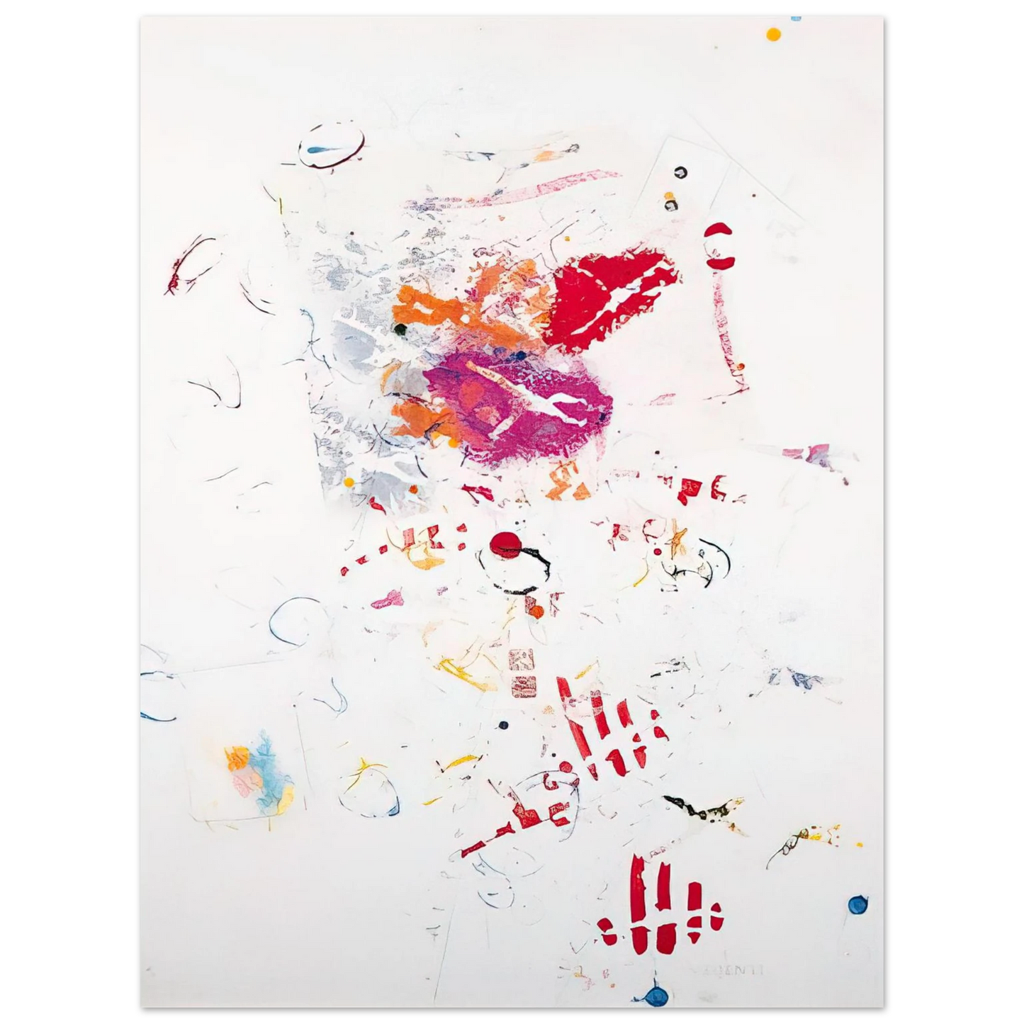 Alighiero Boetti - UNTITLED 1 Fine Art Poster - Default Title