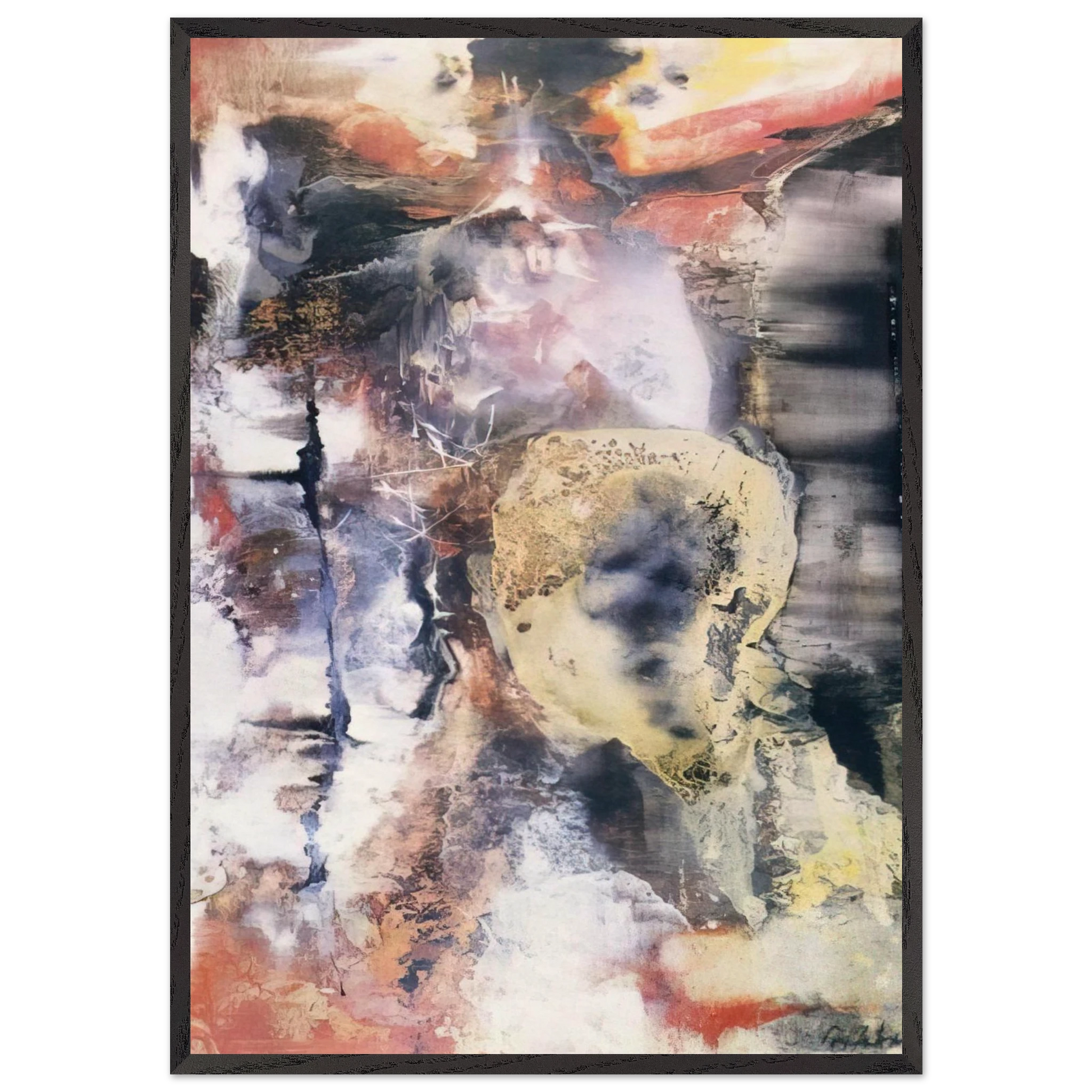 The Archer - 1955 - Paul Jenkins Framed Art Print – Black Wooden Frame - Default Title - -Framed Art Print