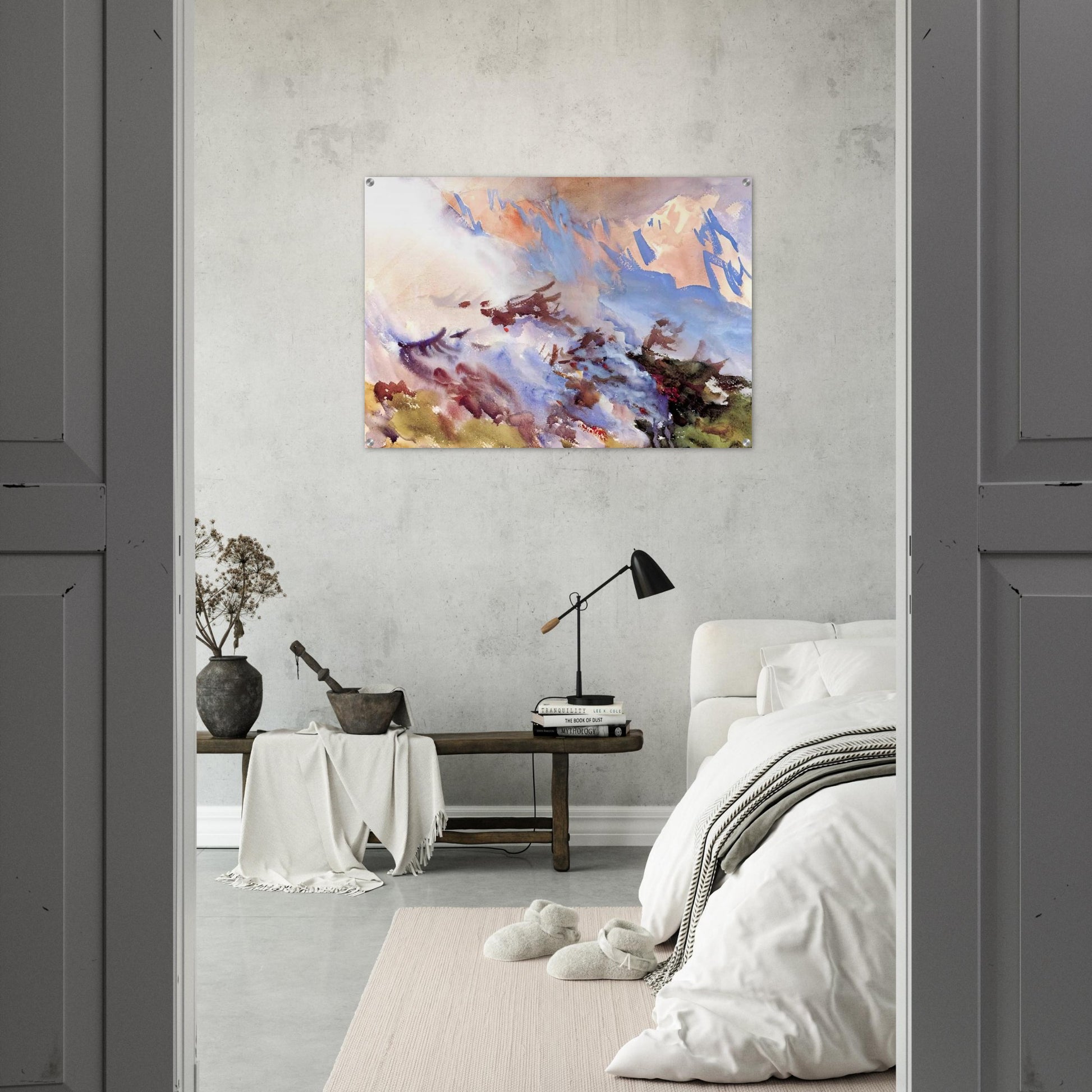 Mountain Fire - John Singer Sargent Acrylic Print - 70x100 cm / 28x40″ inches