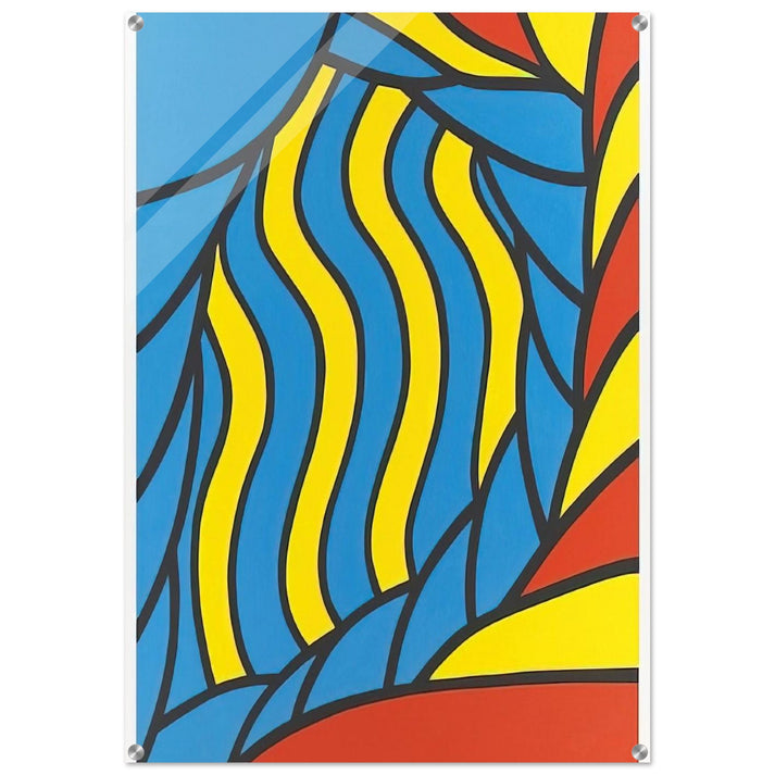 Flying Circus - 1965 - Nicholas Krushenick Acrylic Print - 70x100 cm / 28x40″ inches | Nicholas Krushenick Wall Art | Nicholas Krushenick Prints