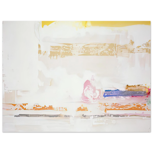 Helen Frankenthaler - Snow Basin, 1990- Wall Art - 21x29.7 cm / 8x12" - Fine Art Poster - -