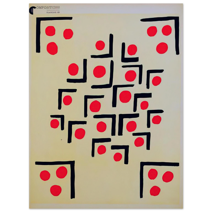 Sonia Delaunay - COMPOSITION 29  75x100 cm / 30x40inches Fine Art Poster