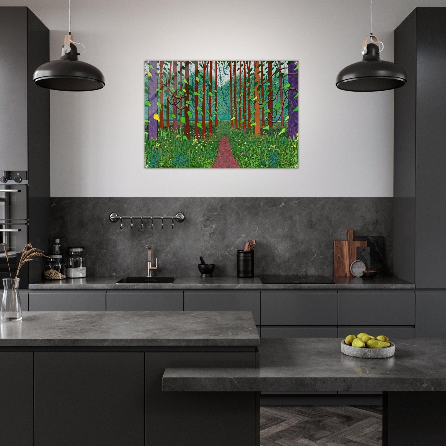 David Hockney - David Hockney Acrylic Print - 70x100 cm / 28x40″ inches | David Hockney Art | Artwork by David Hockney