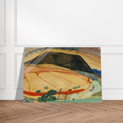 Black Mountain - 1931 - Grace Cossington Smith Acrylic Print - 70x100 cm / 28x40″ inches | Grace Cossington Smith Wall Art | Grace Cossington Smith Prints