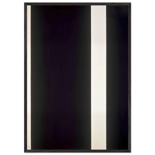 The Station of the Cross - Thirteenth station - Barnett Newman Framed Art Print – Black Wooden Frame - Default Title - -Framed Art Print