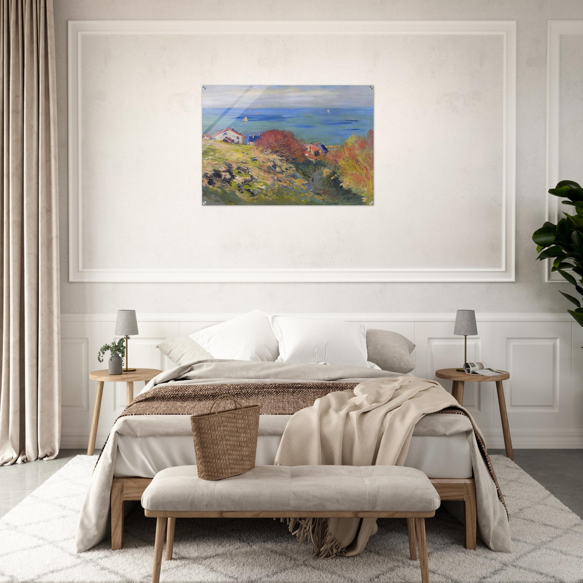 Pourville - claude monet Acrylic Print - 70x100 cm / 28x40″ inches