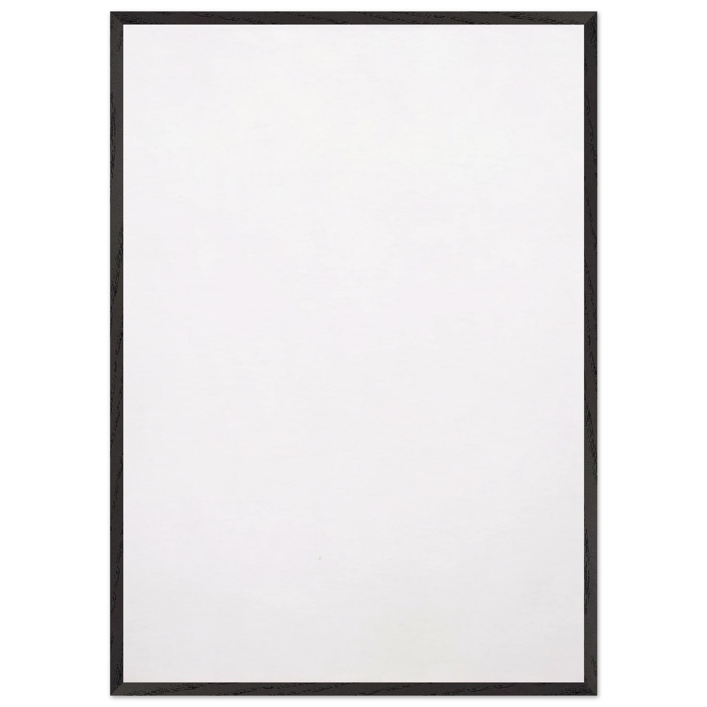 WHITE PAINTING 1951 - Robert Rauschenberg Framed Art Print – Black Wooden Frame - Default Title - -Framed Art Print