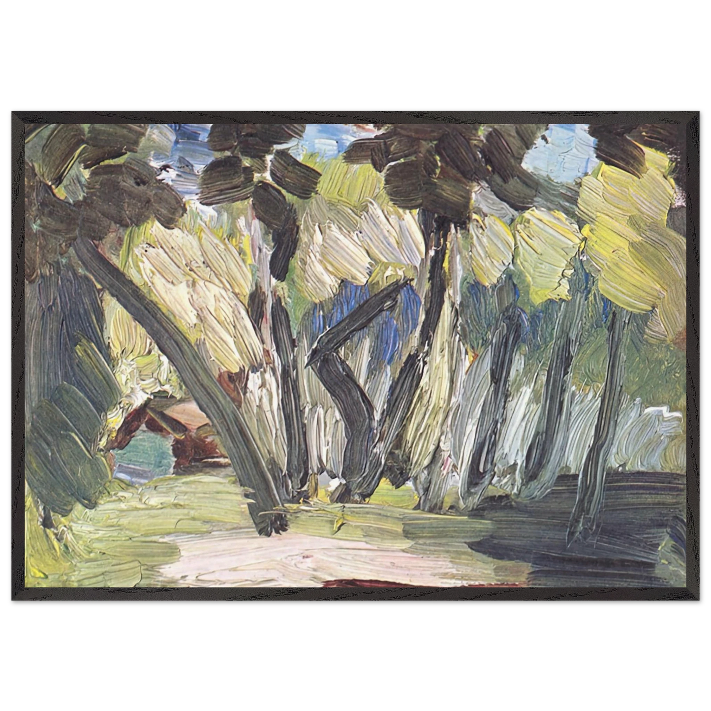 TAHITI LANDSCAPE 1931 - Henri Matisse Framed Art Print – Black Wooden Frame - Default Title - -Framed Art Print