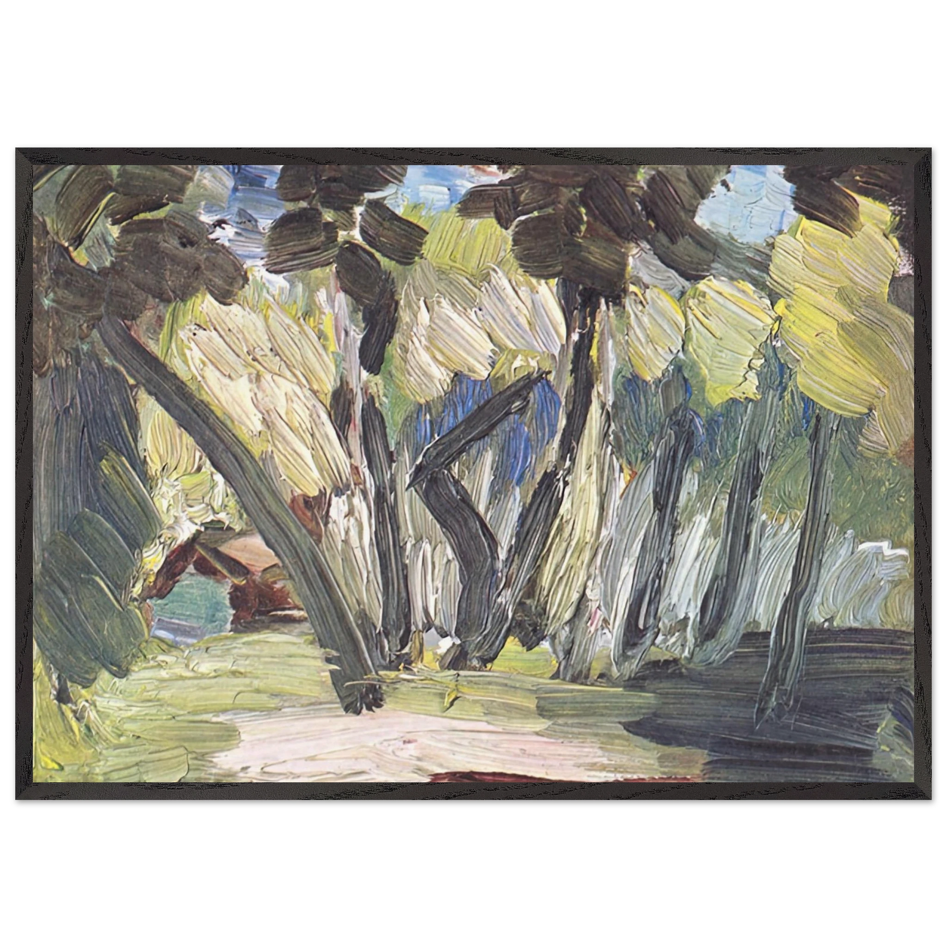 TAHITI LANDSCAPE 1931 - Henri Matisse Framed Art Print – Black Wooden Frame - Default Title - -Framed Art Print