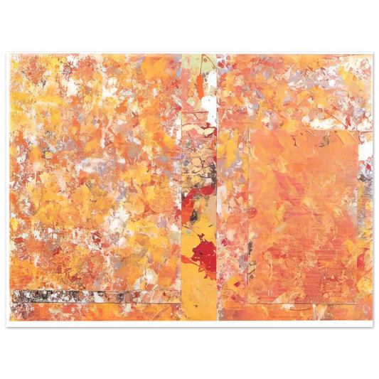 Sam Gilliam - Toward a Red Fine Art Poster - Default Title