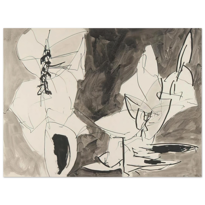 Gene Davis - Leap Frog - 1952  75x100 cm / 30x40inches Fine Art Poster