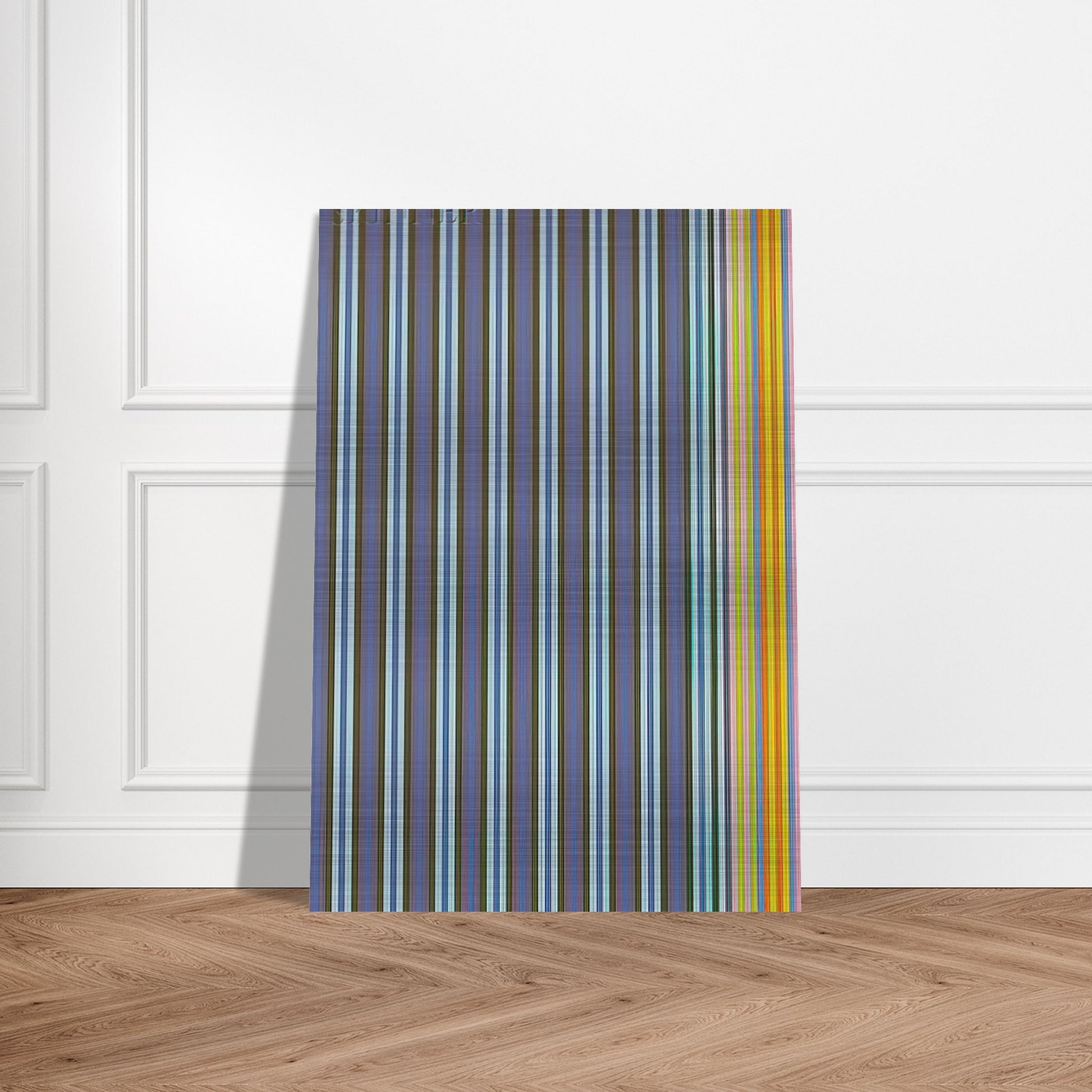 Jack-in-the-Box - 1969 - Gene Davis Brushed Aluminum Print - 70x100 cm / 28x40 inches | Gene Davis Aluminum Print | Gene Davis Prints