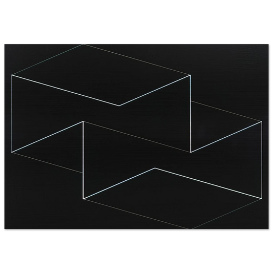 F M E 5 1962 - Josef Albers Brushed Aluminum Print - 70x100 cm / 28x40 inches | Josef Albers Aluminum Print | Josef Albers Prints