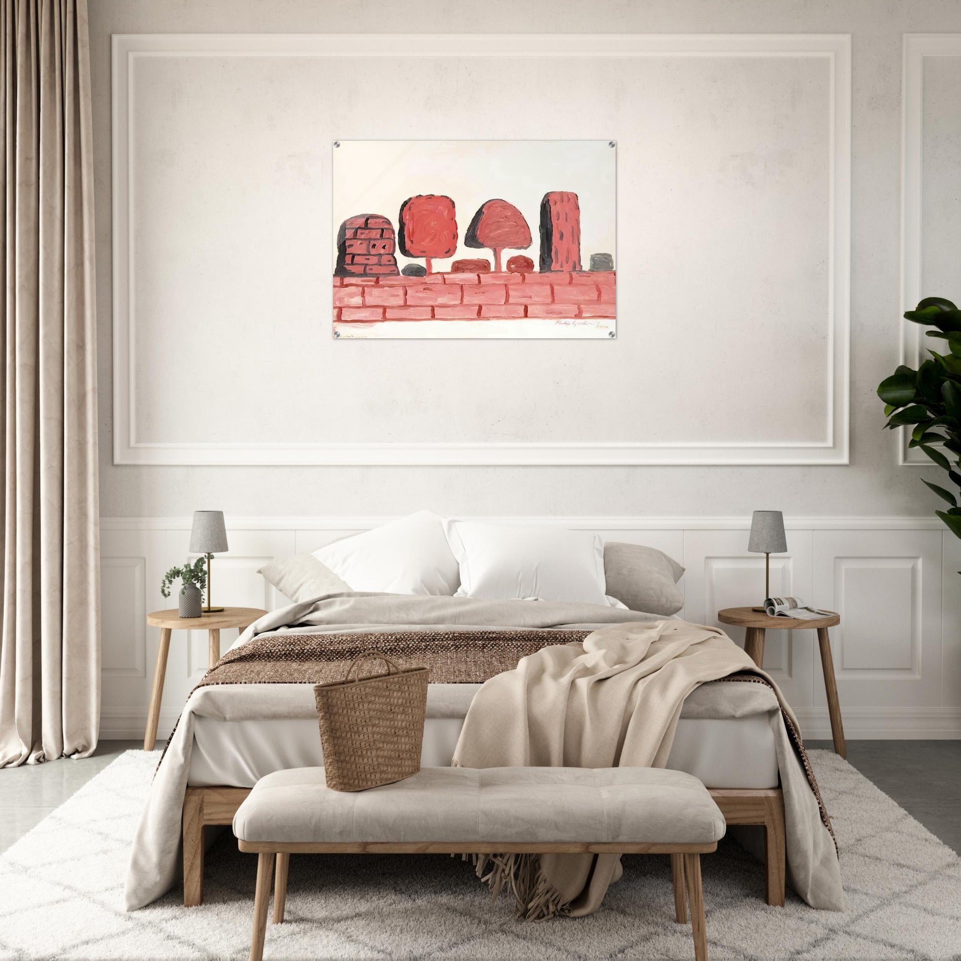 ROMA - Philip Guston Acrylic Print - 70x100 cm / 28x40″ inches