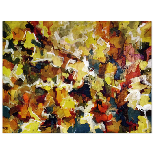 Audrey Flack - ABSTRACT EXPRESSIONIST AUTUMN SKY 1953 Fine Art Poster - Default Title