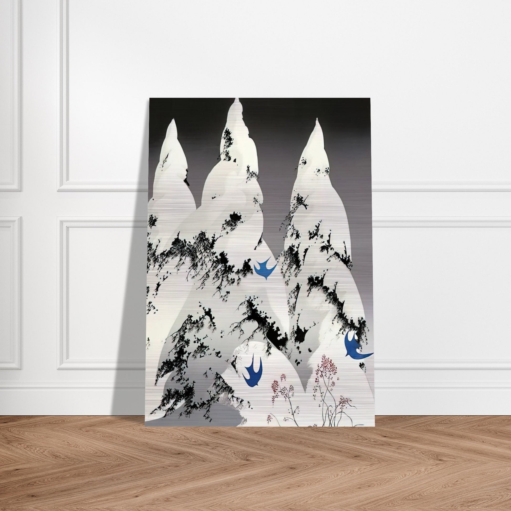 Winter Pine - Eyvind Earle Brushed Aluminum Print - 70x100 cm / 28x40 inches | Eyvind Earle Aluminum Print | Eyvind Earle Prints