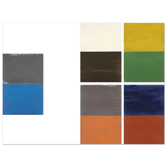 Gunther Forg - Untitled in 5 parts - 1987  75x100 cm / 30x40inches Fine Art Poster