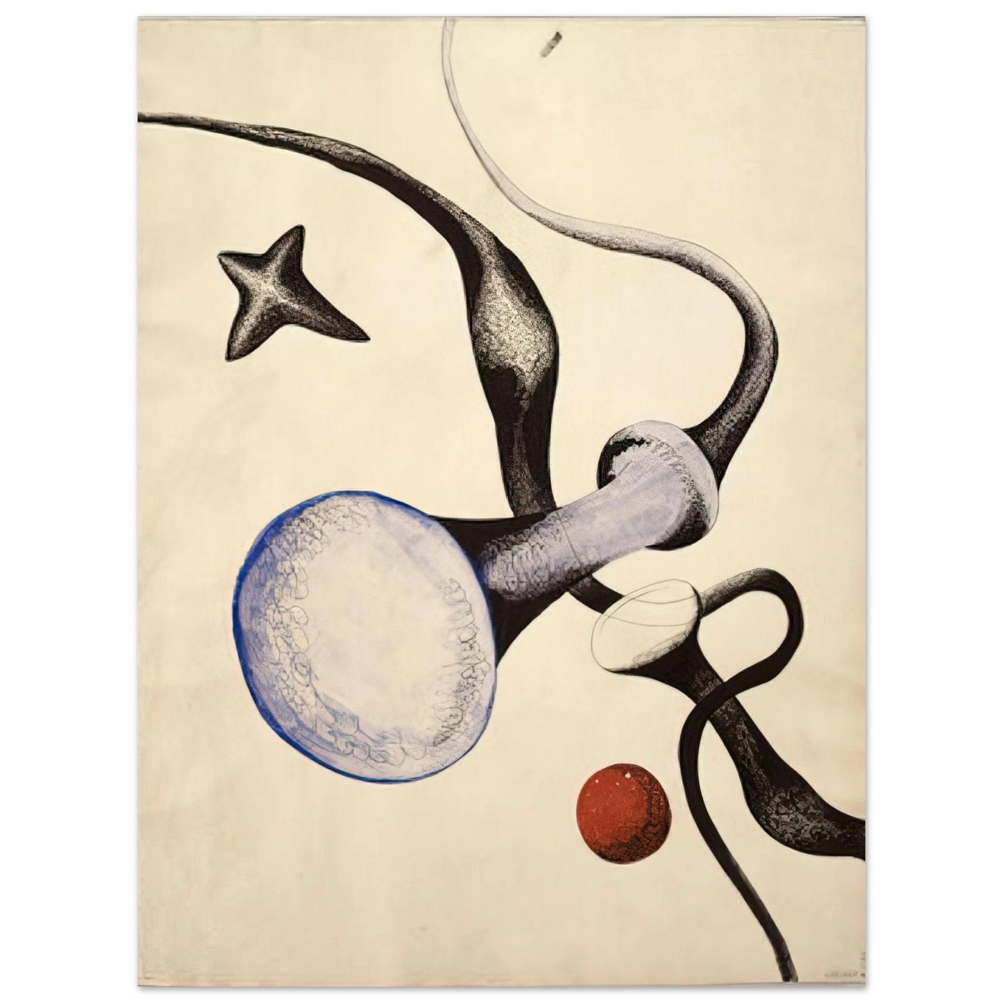 Alexander Calder - UNTITLED 1932 Fine Art Poster - 13x18 cm / 5x7 inches