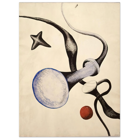 Alexander Calder - UNTITLED 1932 Fine Art Poster - 13x18 cm / 5x7 inches