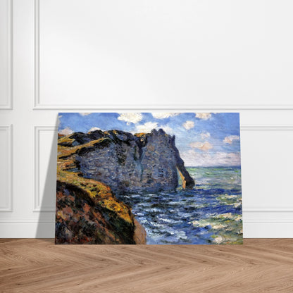 The Manneport - claude monet Brushed Aluminum Print - 70x100 cm / 28x40 inches | claude monet Aluminum Print | claude monet Prints