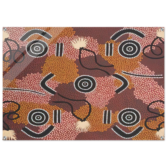 Bodypaint Designs - 1985 - Clifford Possum Tjapaltjarri Acrylic Print - 70x100 cm / 28x40″ inches