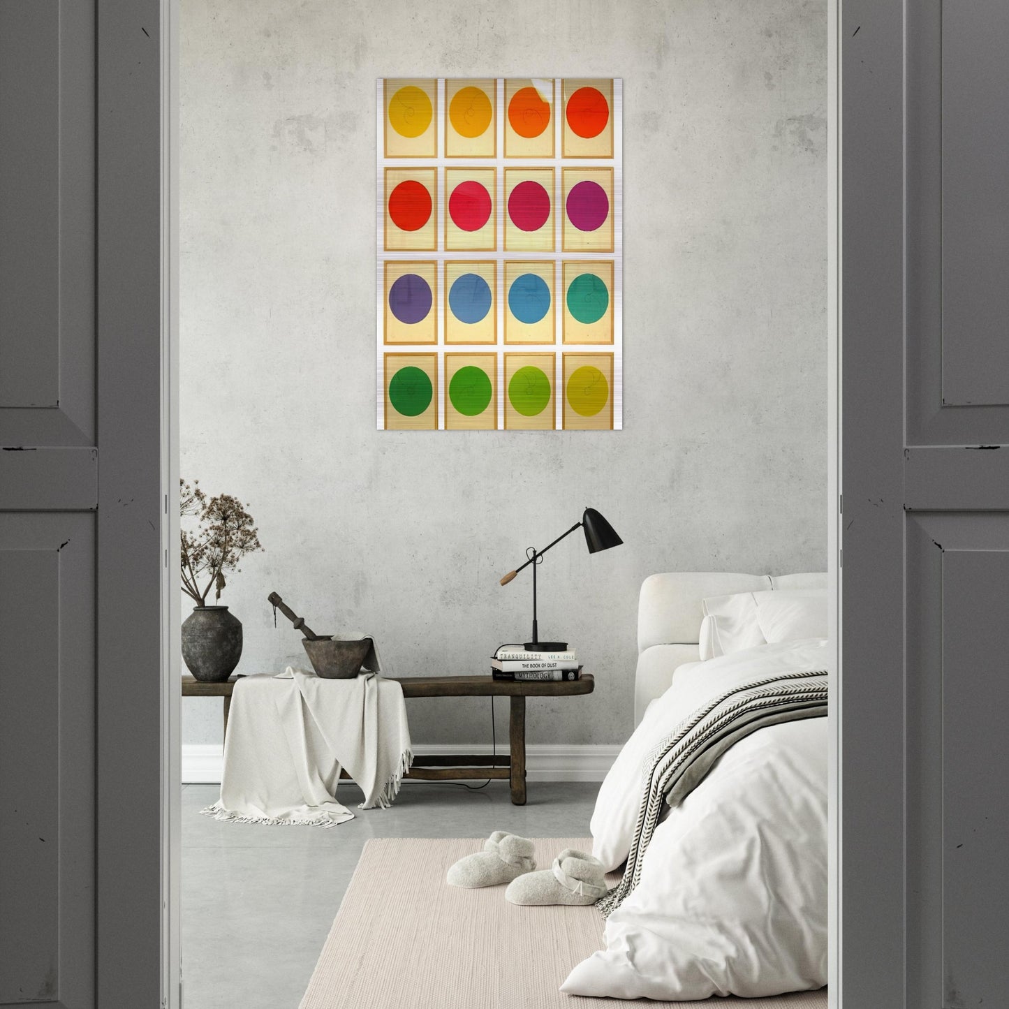 Constellations - 1974 - Max Bill Brushed Aluminum Print - 70x100 cm / 28x40 inches | Max Bill Aluminum Print | Max Bill Prints