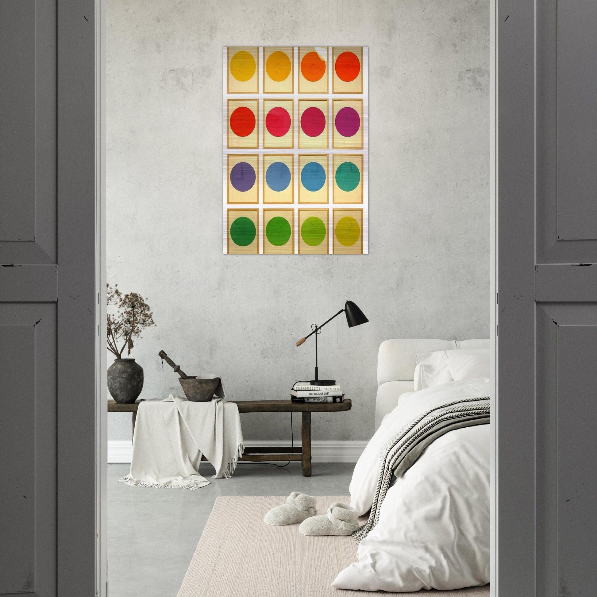 Constellations - 1974 - Max Bill Brushed Aluminum Print - 70x100 cm / 28x40 inches | Max Bill Aluminum Print | Max Bill Prints