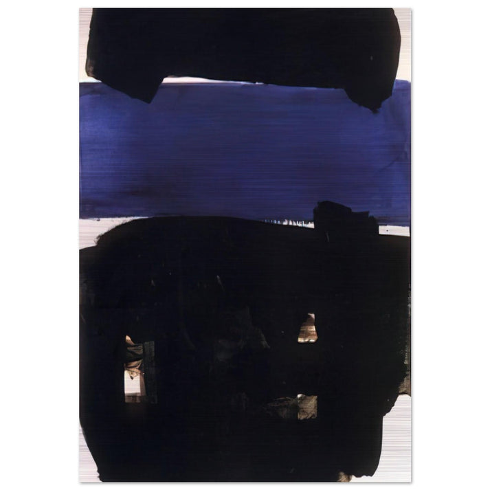 Peinture 23 Mai 1969 - 1969 - Pierre Soulages Brushed Aluminum Print - 70x100 cm / 28x40 inches | Pierre Soulages Aluminum Print | Pierre Soulages Prints
