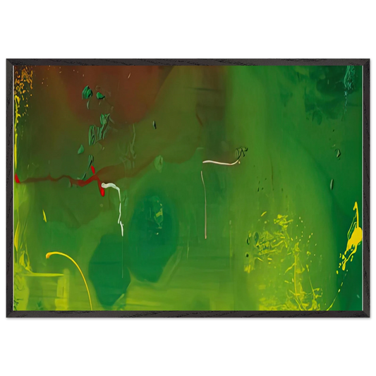 Petroglyphs 1990- - Helen Frankenthaler Framed Art Print – Black Wooden Frame - Default Title - -Framed Art Print