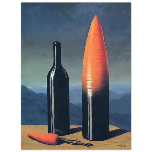Rene Magritte - THE EXPLANATION 1952 Fine Art Poster - Default Title
