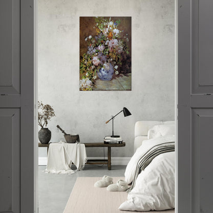 Spring Bouquet - Pierre-Auguste Renoir Brushed Aluminum Print - 70x100 cm / 28x40 inches | Pierre-Auguste Renoir Aluminum Print | Pierre-Auguste Renoir Prints