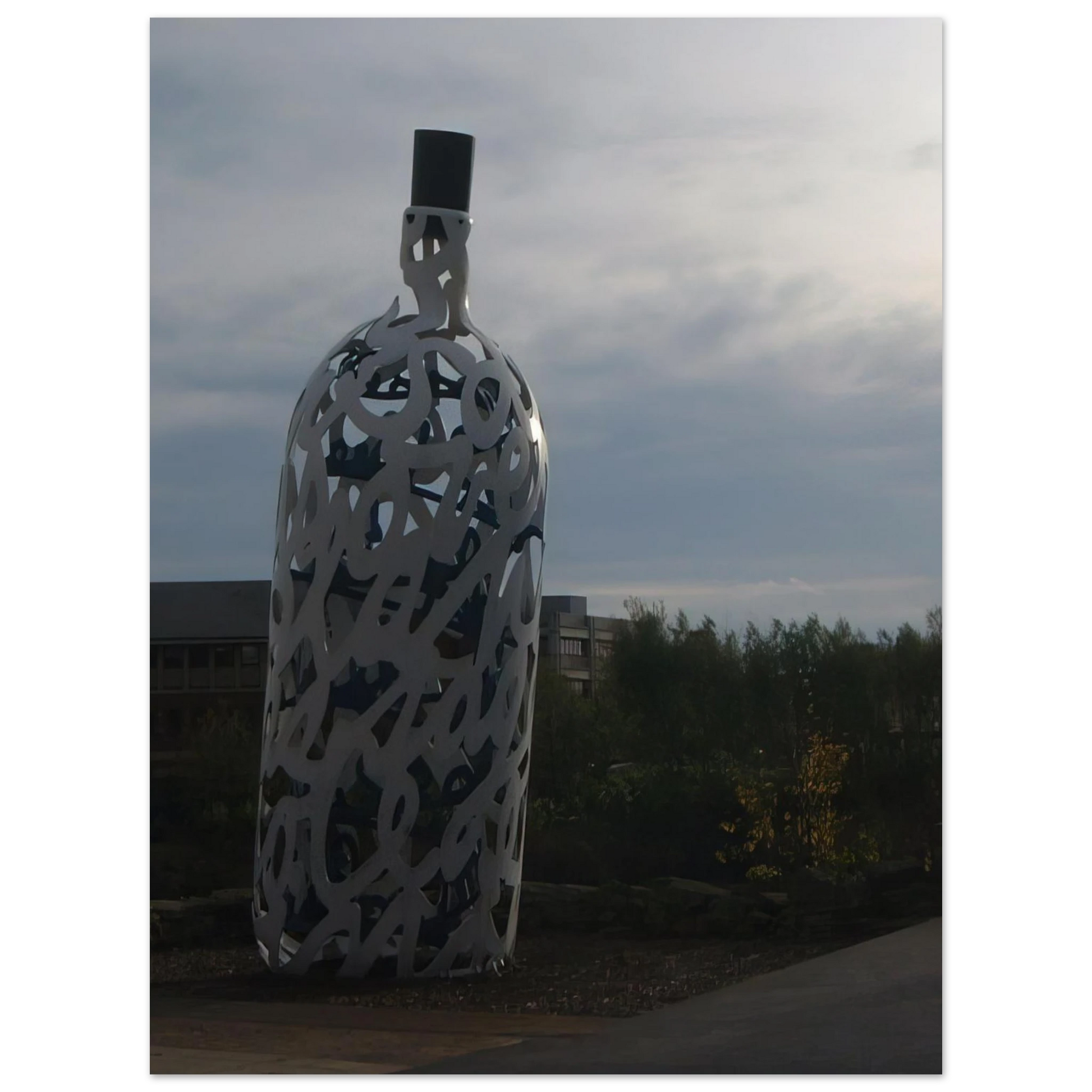 Claes Oldenburg - THE BOTTLE OF NOTES 1993 Fine Art Poster - Default Title