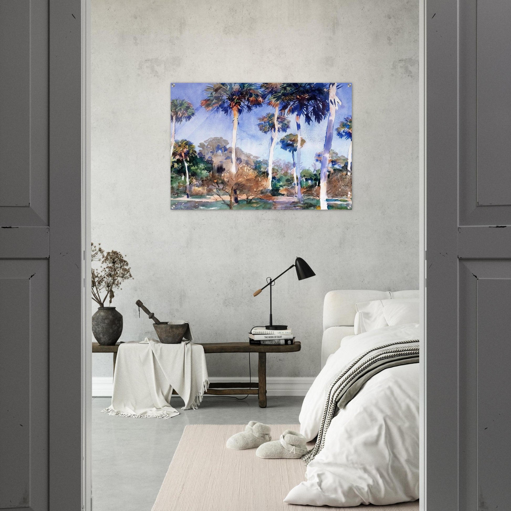 Palms - John Singer Sargent Acrylic Print - 70x100 cm / 28x40″ inches