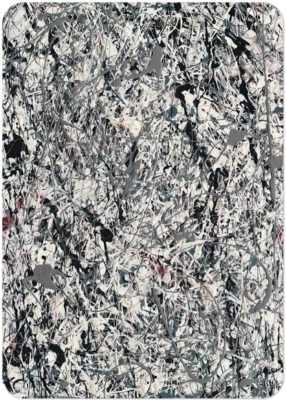 NUMBER 19 1948 By Jackson Pollock Pack of 10 Post Cards | Jackson Pollock Post Cards | A6 (10.5 x 14.8 cm) - 4.1 x 5.8 inches