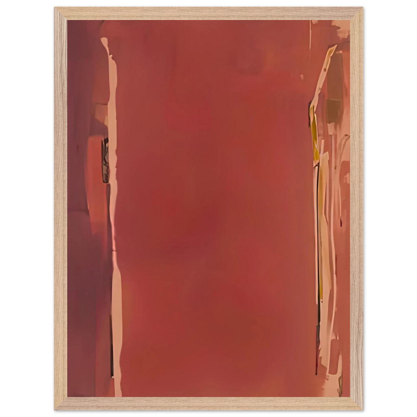 Helen Frankenthaler - Sentry, 1976- Wall Art - 60x80 cm / 24x32 inches - Premium Wooden Framed Poster With Fine Art Paper - Wood frame