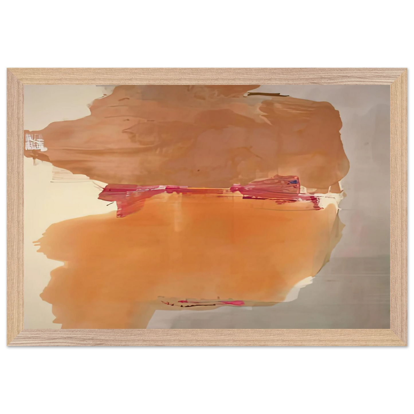 Helen Frankenthaler - Sphinx, 1976- Wall Art - 21x29.7 cm / 8x12" - Premium Wooden Framed Poster With Fine Art Paper - White frame