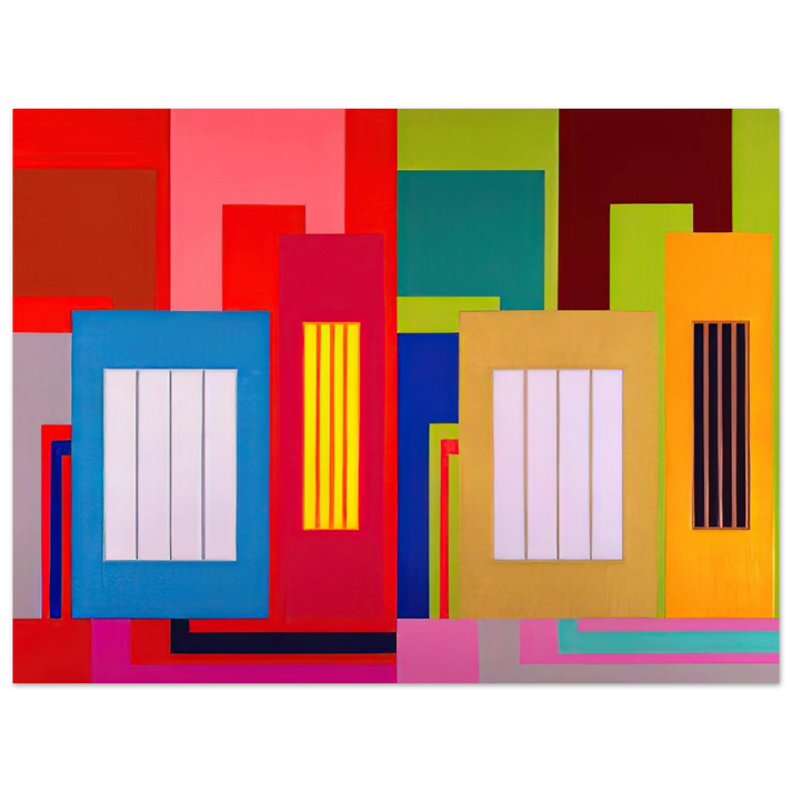 Peter Halley - Super Size - 2000  75x100 cm / 30x40inches Fine Art Poster
