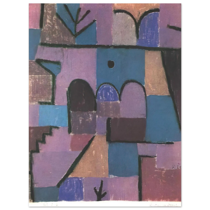 Paul Klee - ORIENTAL GARDEN 1939  75x100 cm / 30x40inches Fine Art Poster