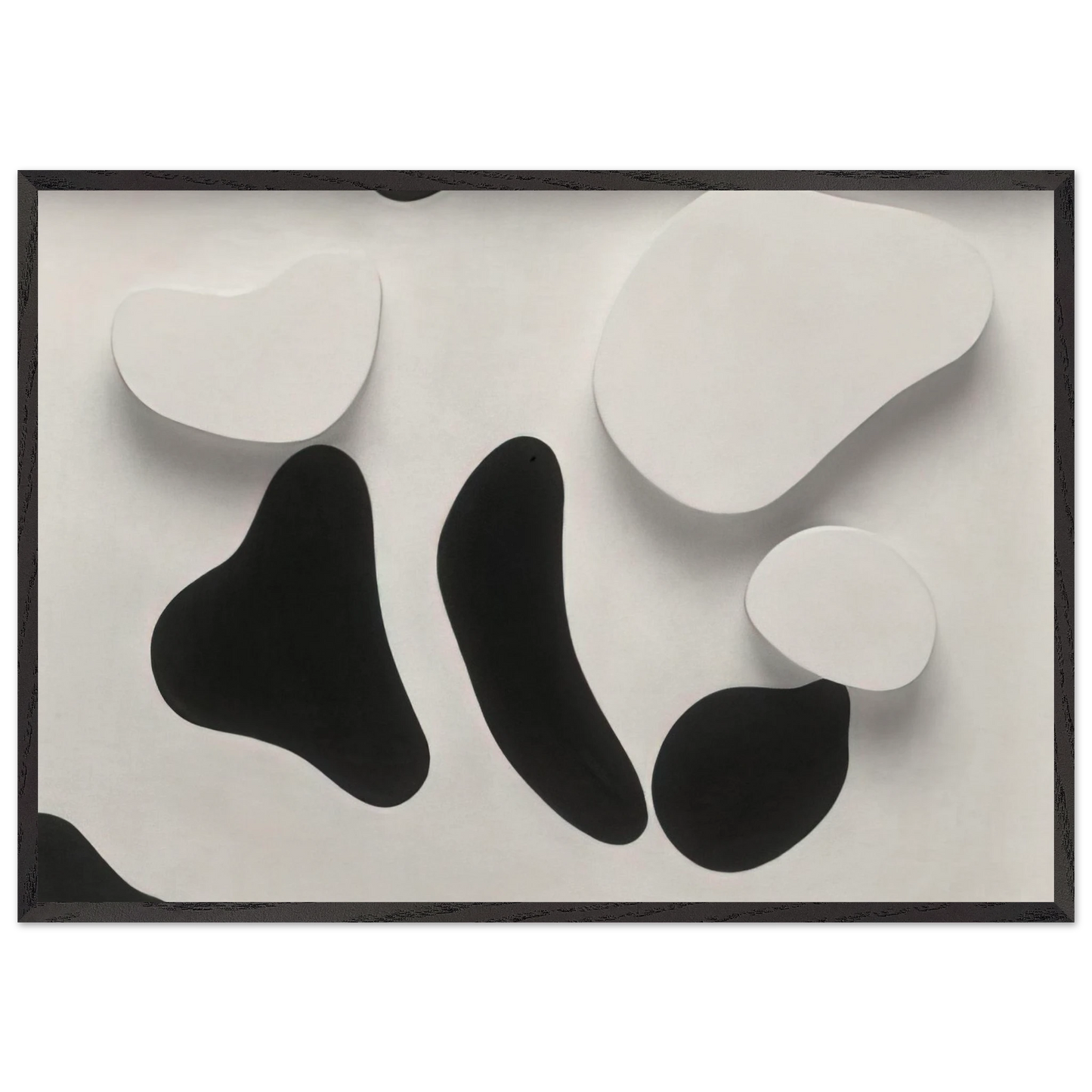 Constellation According to the Laws of Chance - Jean Arp Framed Art Print – Black Wooden Frame - Default Title - -Framed Art Print