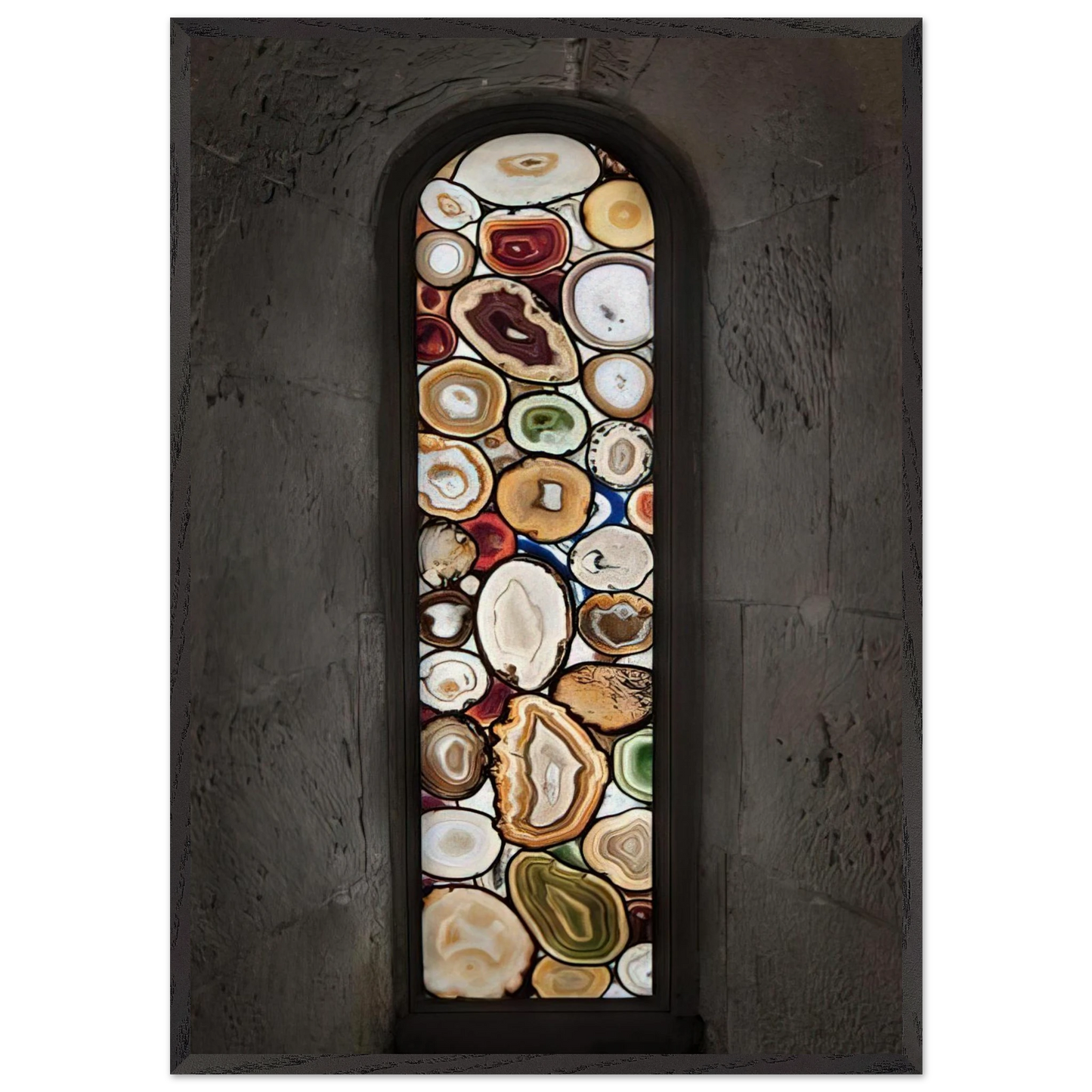 AHATFENSTER 2009 0 - Sigmar Polke Framed Art Print – Black Wooden Frame - Default Title - -Framed Art Print