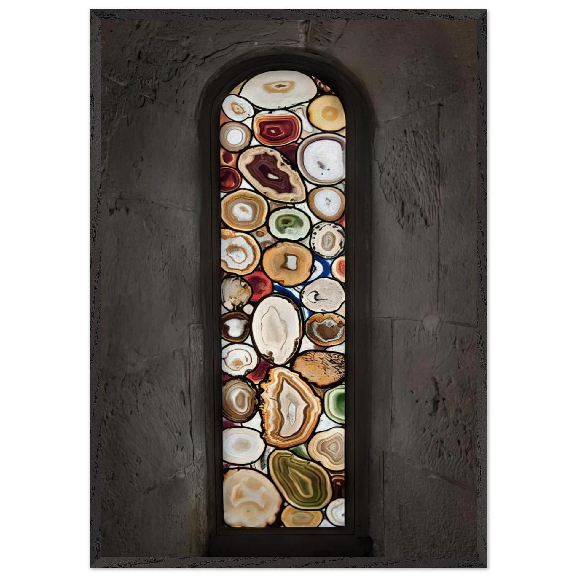 AHATFENSTER 2009 0 - Sigmar Polke Framed Art Print – Black Wooden Frame - Default Title - -Framed Art Print